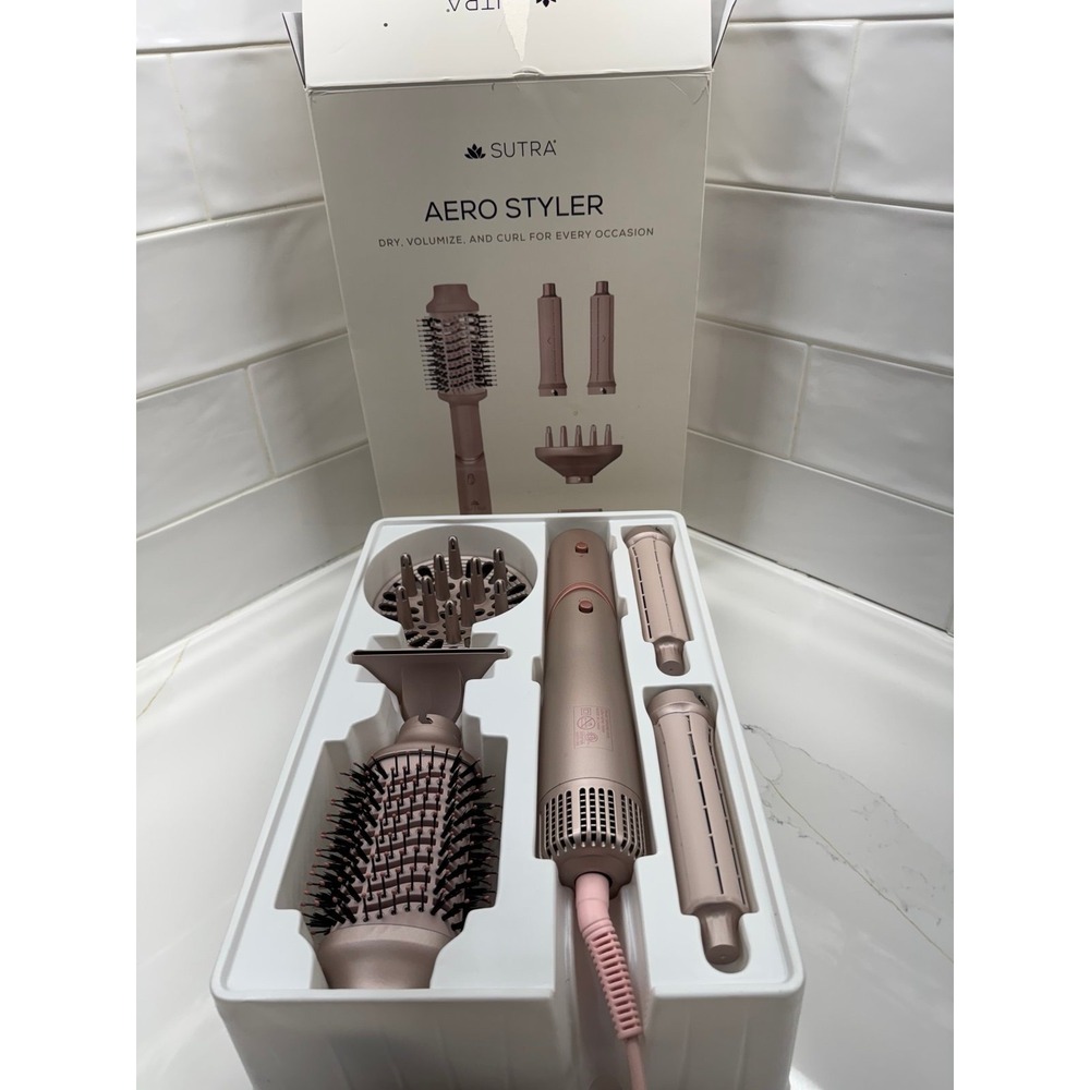 Sutra Aero styler‎ rose gold opened box